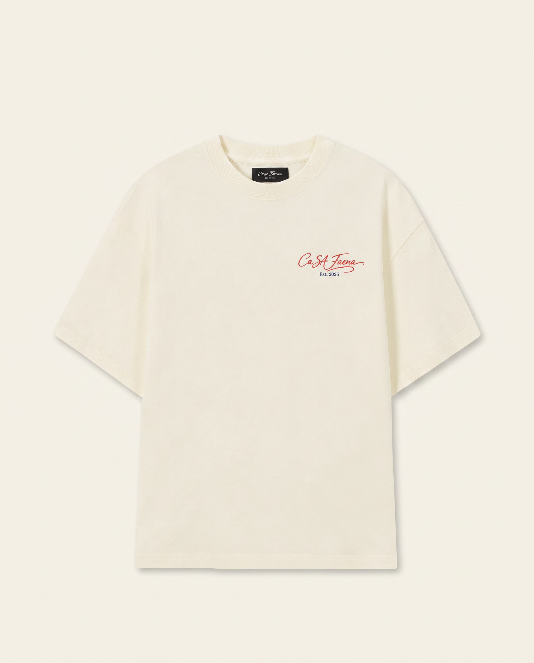 The Good Times tee — flat lay of the front