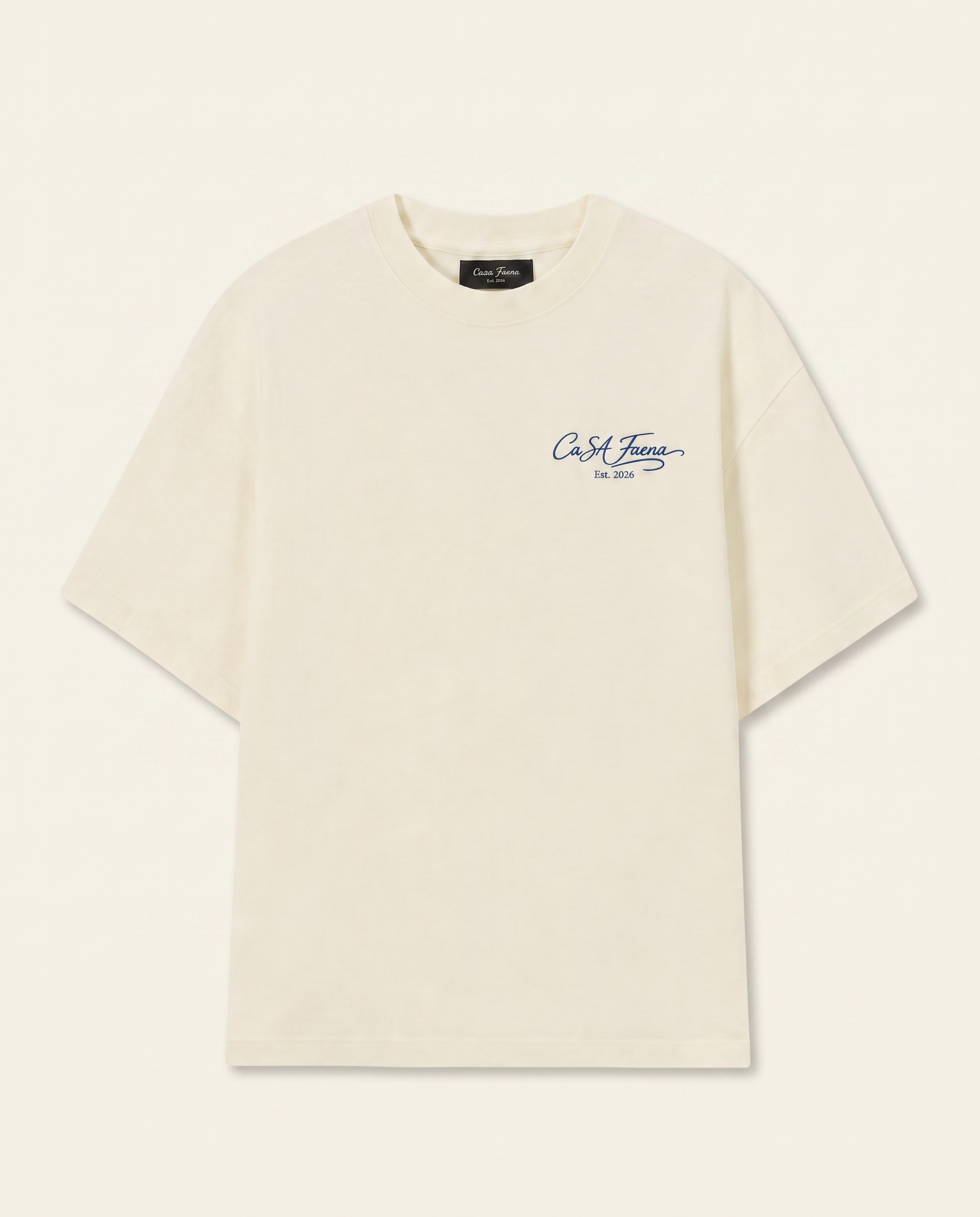 The Classic tee — flat lay of the front